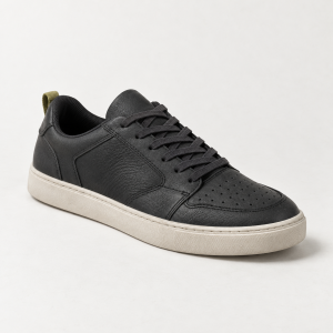Asfalto 01 in charcoal, three-quarter view