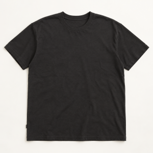 T-shirt Pulso 01 in charcoal, front view